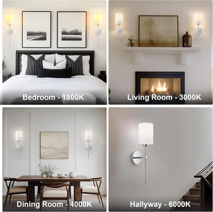 Battery Operated Wall Sconces Set of Two,Wireless Rechargeable Wall Light With Remote Control, Dimmable, Amber Light/Warm White/Natural White/Daylight/RGB, Timer,for Living Room,Bedroom,Entryway,Gold