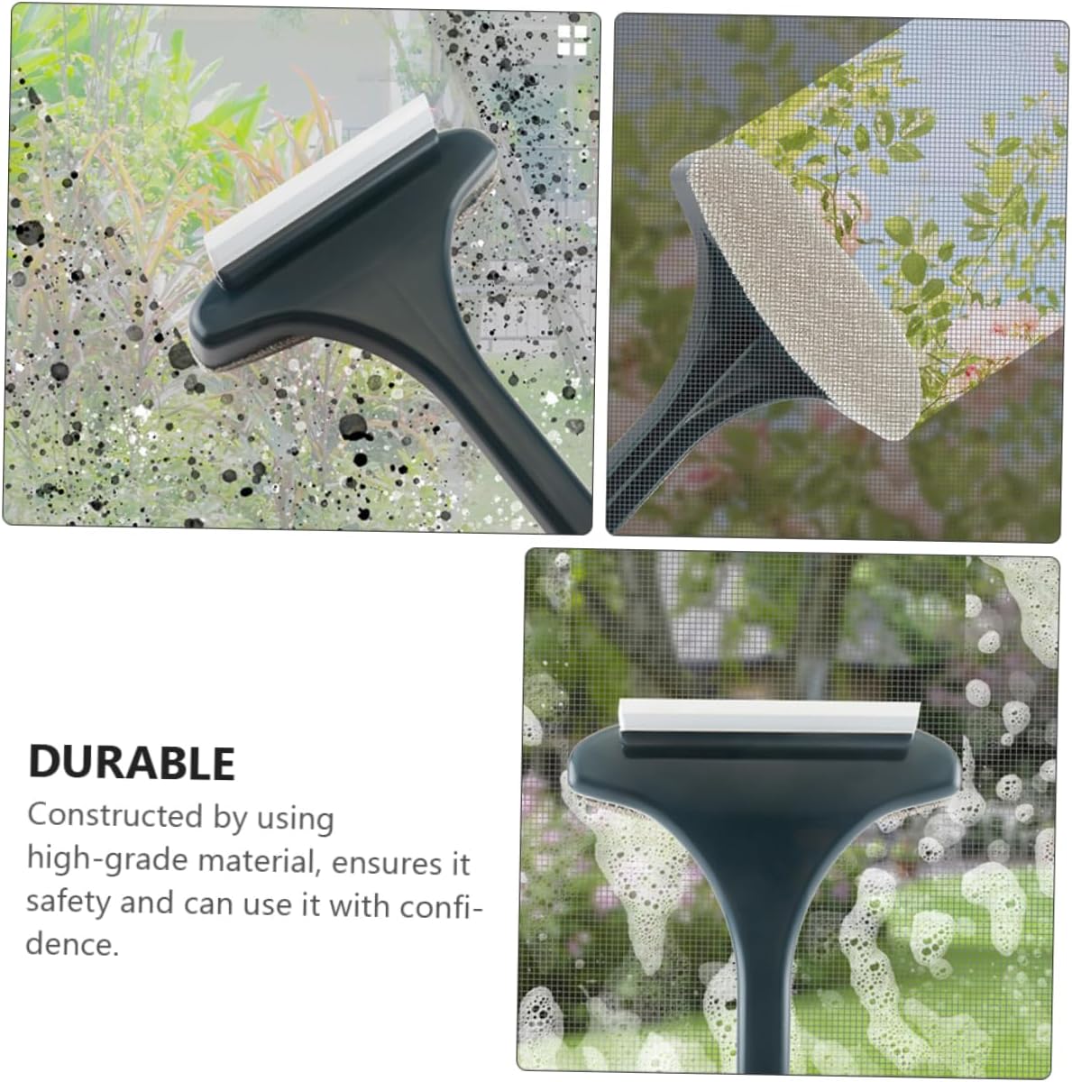 PartyKindom 2pcs Multi-Functional Window Screen Cleaning Brush Set Double-Sided Dust Scrubber for Home Use Effective Window Cleaner Tool for Screen Maintenance