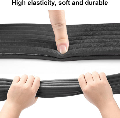 Baby Proofing Edge Corner Protector, 16.4 ft Edge Guards Padding with 3M Adhesive, Extra-Wide Soft Rubber Foam Padding, Furniture,Sharp Edge Safety Corner Edge Bumper Guard-Brown
