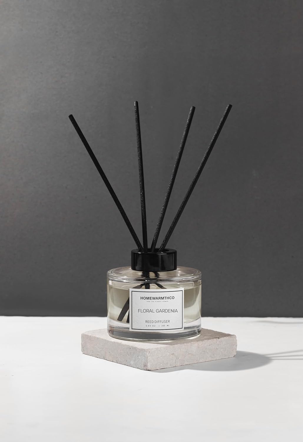 Clean Linen Reed Diffuser Set - Luxury Fragrance Reed Diffusers for Home. Office, Bathroom, Kitchen and Home Decor - Long-Lasting Scent with Non-Toxic Oils (5.63 oz, 160ml)