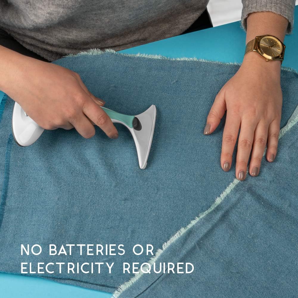 GLEENER Battery-Free 4-in-1 Fabric Shaver & Lint Brush | Ultimate Fuzz Remover | Adjustable Depiller Lint Remover for Clothing & Furniture (Slate Blue)