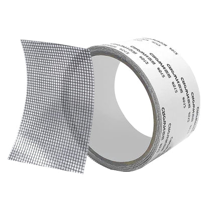 ACEBON Window Screen Repair Tape, 2"x80" - Strong Adhesive Mesh Patch Kit for Window Door Tears & Holes (Grey)
