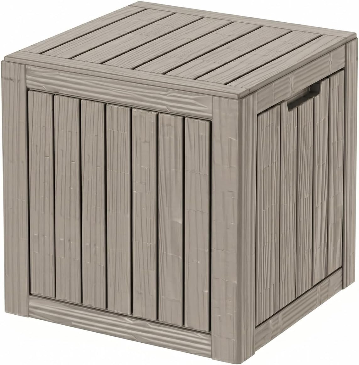 MAKINO 152 Gallon Resin Outdoor Storage Box, Waterproof Deck Box with Lockable Lid, Outside Storage Box for Patio Furniture, Pool Accessories, Garden Tools, Storage Bench for Backyard, Porch, Black
