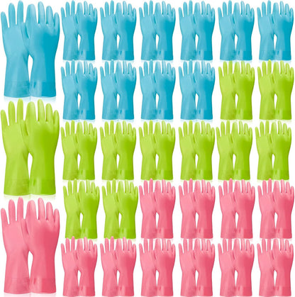 Rubber Reusable Gloves Long Household Dishwashing Gloves Kitchen Cleaning for Dishes Clean Gardening