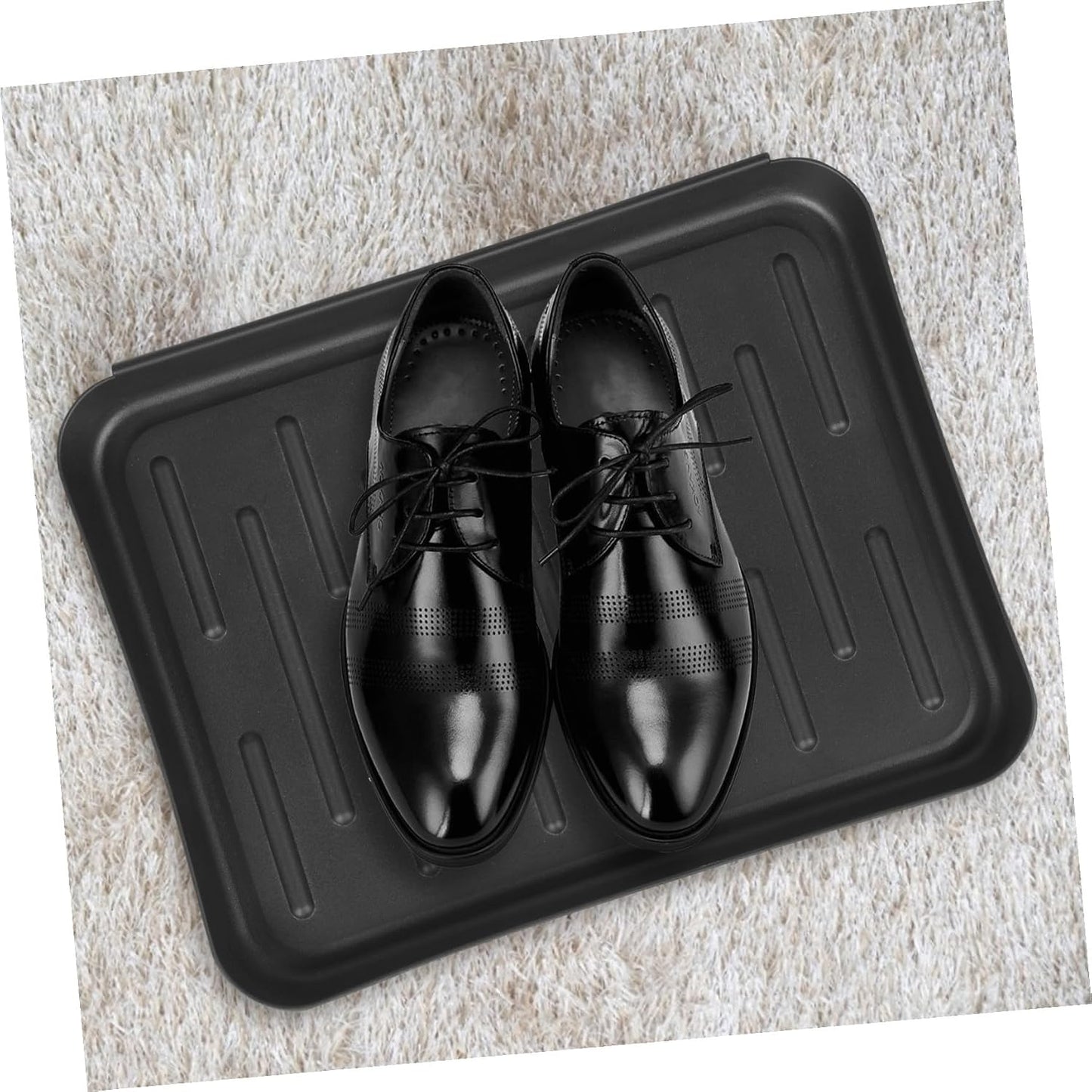 LALAFINA Waterproof Shoe Storage Tray Multi-Functional Plastic Boot Mat for Pets and Plants Easy to Clean Sundries Organizer for Home and Car