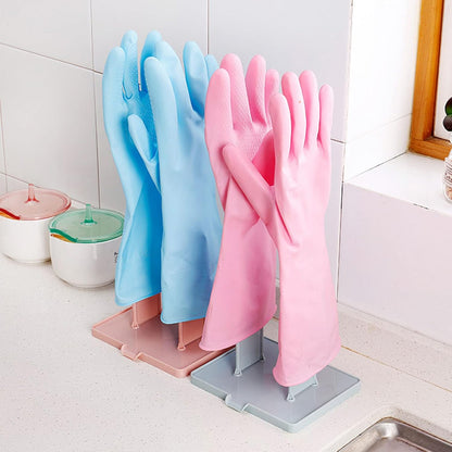 Glove Drying Rack,Dish Glove Holder,Kitchen Gloves Holder,Reusable Washing Rack,Sink Stand,for Kitchen,Laundry,Bathroom