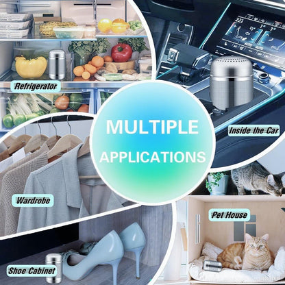 Refrigerator Deodorizer Fridge Odor Eliminator | Activated Carbon Cotton, For Fridge, Freezer, Room, RV, Car, Closet & Shoe Cabinets