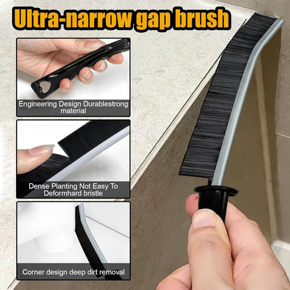 12pcs Crevice Cleaning Brush, Straw Cleaner Brush, Hard Bristle Grout Brushes for Home, Bathroom, Ktichen, Window and Corners