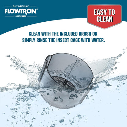 Flowtron Indoor Bug Trap | UV Light Mosquito Trap with Fan, 860 Sq Ft Coverage, USB-C Powered Insect Catcher for Kitchen, Bedroom, Restaurant | Quiet Fly Trap for Indoor Use
