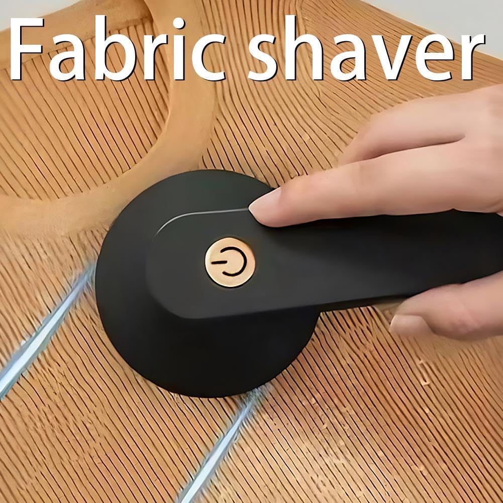 Electric Lint Remover for Clothing, USB Rechargeable Fabric Shaver with Rotating Blades, Sweater Pill Remover for Pilling Clothes, Furnitures, Blankets and Home Decor, Portable Design (White)