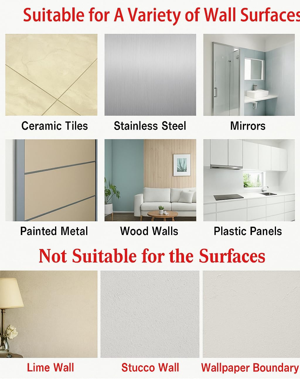 Heavy Duty Adhesive Wall Hooks Large 24 Pack, Transparent, Waterproof, Damage-Free, Sticky Hook for Hanging Upto 50lbs, No Tools Required, no Drill, for Kitchen, Shower, Tile etc.