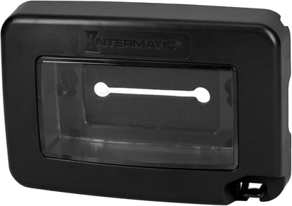 Intermatic WP6000W Low-Profile In-Use Weatherproof Cover, White - Durable Outdoor Outlet Protection | Expandable Design | Easy Installation