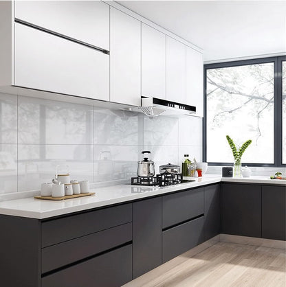 17.51in x400in White Wallpaper Peel and Stick Removable Modern White Contact Paper Self Adhesive Textured Decorative Wall Covering Bathroom Kitchen Cabinet Upgrade Thicker