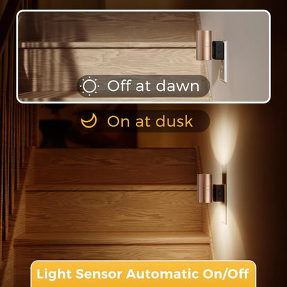 L LOHAS LED Night Light,Dimmable Night Lights Plug into Wall, 2 Pack Acrylic Nightlight with 0-100 LM Adjustable Brightness, 3000K Plug in Night Light with Dusk to Dawn Sensor, for Bathroom Hallway