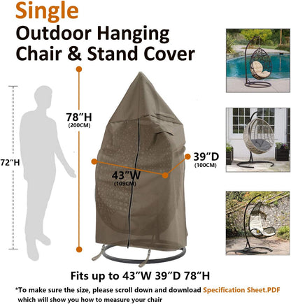 Patio Deck Box Cover, 63x30 Inch Fire Pit Covers with Straps and Handles, Waterproof Heavy Duty Outdoor Furniture Winter Cover for Keter, Suncast, Lifetime Container