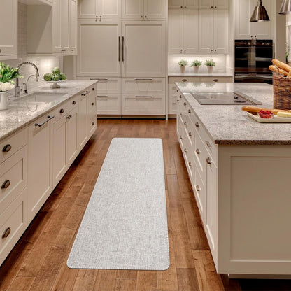 Yancorp 16"x26" Ultra Thin Bathroom Rugs,Low Profile Bath Rug,Rubber mat,Fit Under Door,Non Slip,Machine Washable Shower Rug,Dark Grey
