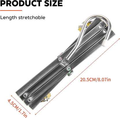 Drying Hanger, Hanging Drying Rack, Drip Hanger Stainless Steel with 10 Pegs for Laundry Underwear Socks, The Clips Release Quickly, Folding Portable
