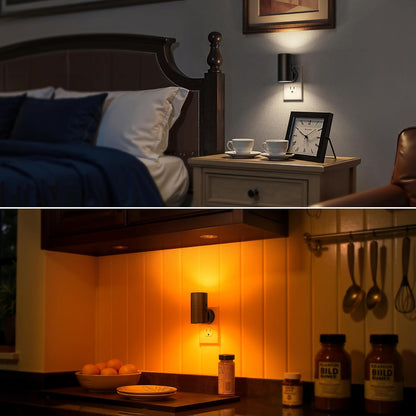 Briignite Motion Sensor Night Light,2 Pack Motion Activated Plug in Night Lights, 0-100LM Dimmable Soft White 3000K, Motion Sensor Light Indoor for Bathroom Hallway Bedroom Stairway Kid Elderly Pet