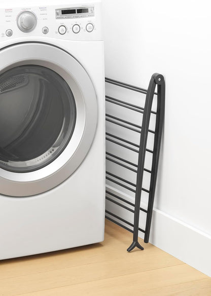 Whitmor Spacemaker Folding Drying Rack, Freestanding Indoor Clothes Dryer, Space Saving Compact Design, 6"L x 26"W x 51.5"H, White