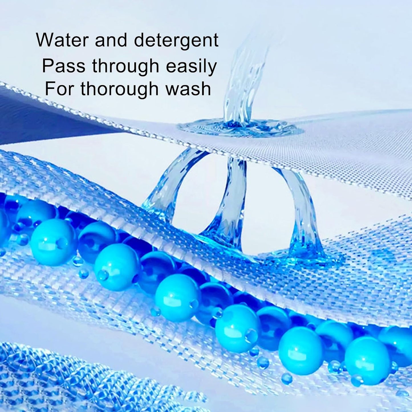 Mesh Laundry Bags for Washing Machine, Fine Mesh Delicates Bags 3 Pack Travel Storage Organize Bag for Clothes, Zippered Garment Wash Bag (XL L M