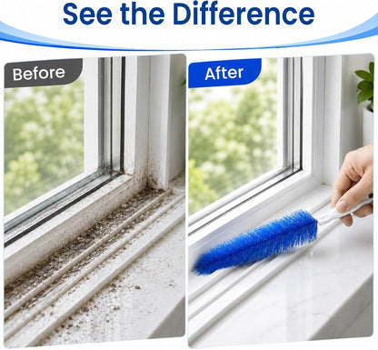 Fan Cleaning Brush, Bendable Dust Remover for AC Vent Grilles, Window Tracks, Keyboards and Narrow Spaces (1)