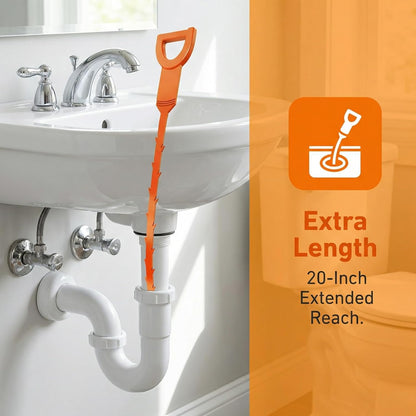 3 PCS Drain Snake Hair Catcher Clog Remover Tool, Shower Snake Hook Sink Unclogger Tool Hair Remover, Drain Clog Remover Cleaning Tools Plumbing Snake for Sewer