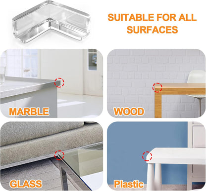 HOMREALM Baby Proofing16.4ft Long (2.75" Wide) Corner Guards Furniture Corner & Edge Safety Bumpers Corner Covers Protectors Baby Proof Bumper & Cushion to Cover Sharp Furniture & Table Edges