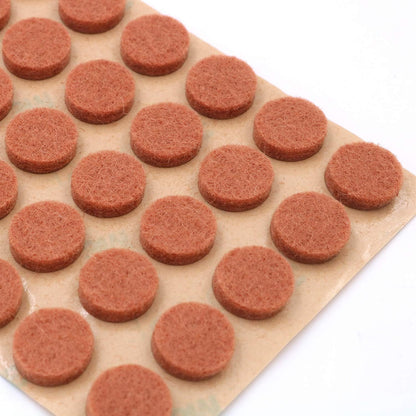 Furniture Felt Pads 3/8" (10mm) Diameter Round 3M Self Adhesive Protects Kitchen Cabinets, Drawers, Desks and Furniture Against Bumps and Scratches 100 Pack - Grey