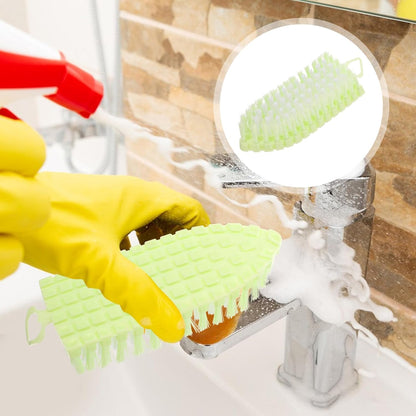 OSALADI Kitchen Cleaning Brush for Sink and Bathroom Compact Small Scrub Brush Soft Bristles for Effortless Cleaning of Tiles Showers and Kitchen Surfaces