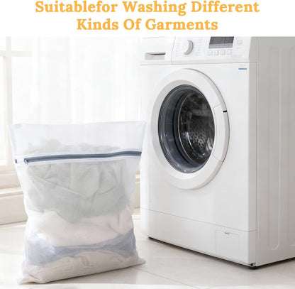36 Pack Durable Mesh Laundry Bags Delicates Protector with Zipper for Lingerie & Clothes, 16 x 20 Inches