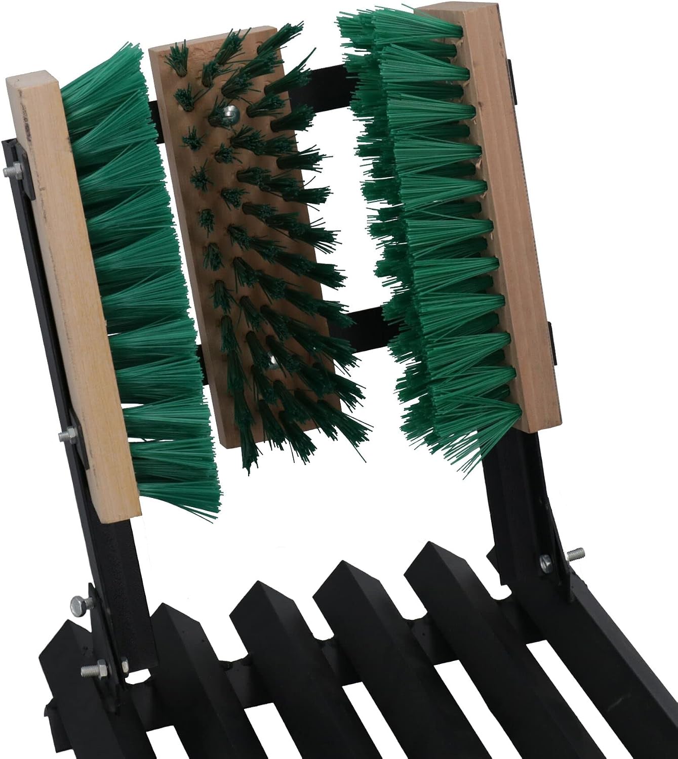 Steel Mat Scraper & Boot Brush Shoe Welly Scrub Muck Mud Door Farm Yard