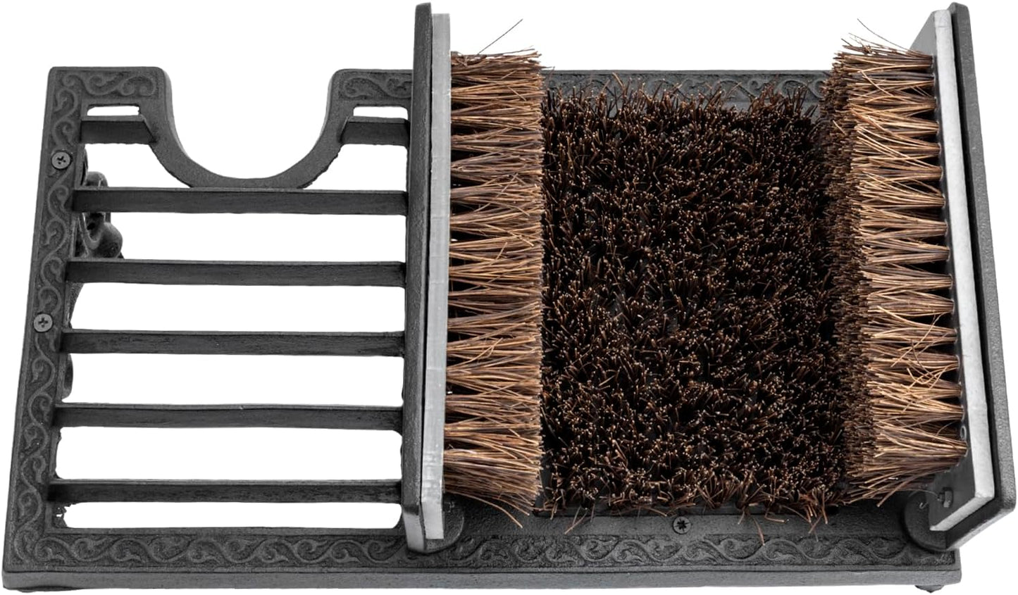 Boot Scraper Outdoor Shoe Brush with Flaps,Cleaning Heavy-Duty Shoe Cleaner and Boot Scrubber for Mud,Dirt, Snow,Durable Weather-Resistant Outdoor Shoe Cleaning Tool