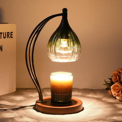 Candle Warmer Lamp with Timer Dimmer - Electric Light Wax Warmer for Jar Candles - Lamp with 2 Bulbs, Unique Birthday Gifts for Women Mom House Warming Gifts New Home Decor