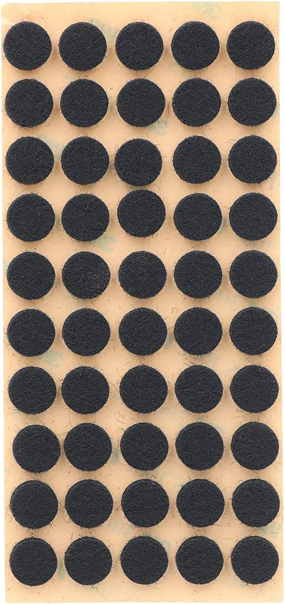Furniture Felt Pads 3/8" (10mm) Diameter Round 3M Self Adhesive Protects Kitchen Cabinets, Drawers, Desks and Furniture Against Bumps and Scratches 100 Pack - Grey