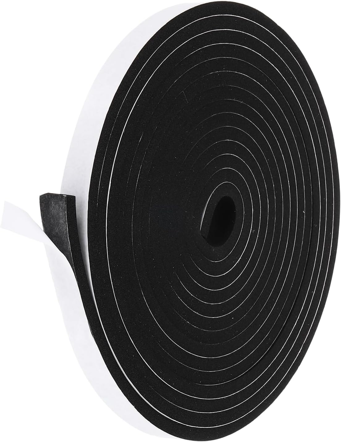 PATIKIL Weather Stripping Door Seal Strip, 3/8 Inch x 1/4 Inch x 32 Ft Self Adhesive Soundproof High Density Foam Tape Insulation for Door Window Air Conditioning, White - Colors B