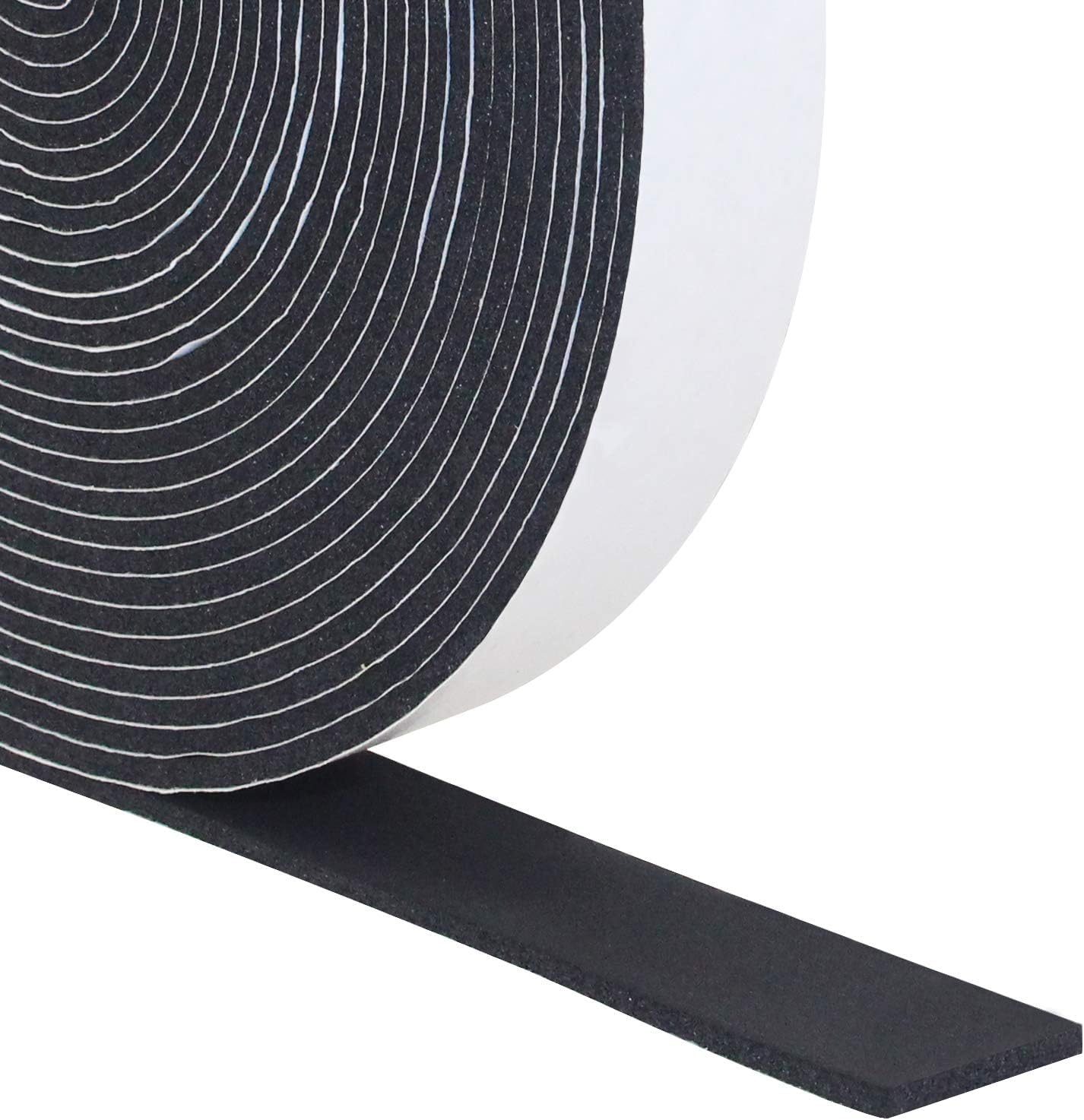 DGSL Foam Insulation Tape, 1/2In x 1/4In x 33Ft Weather Stripping Door Seal Strip for Doors and Windows,Sliding Door,Sound Proof Soundproofing Door Seal,Weatherstrip,Air Conditioning Seal Strip
