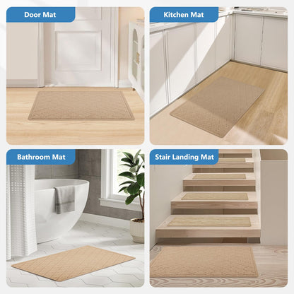 KOOTETA Stair Treads for Wooden Steps Indoor, 15 Pack 8" X 30" Non Slip Carpet Stair Treads with Reusable Adhesive for Kids Elders and Dogs, Surface Polyester TPR Backing Stair Runner Rugs, Dark Grey