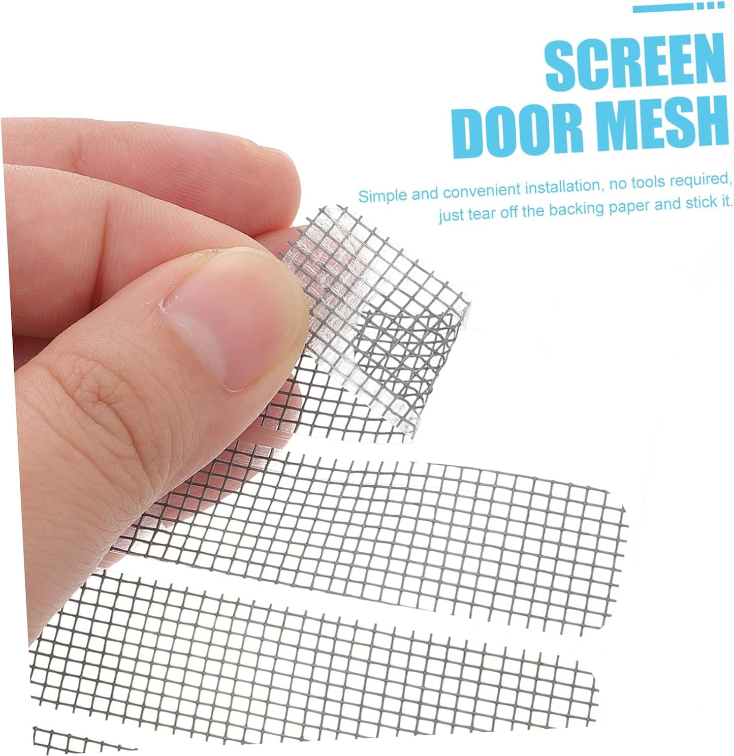 25pcs Ladybug Mesh Screen Patch Mesh Screen for Crib Window Tape Repair Kit Strong Adhesive Tear-Resistant Blackout