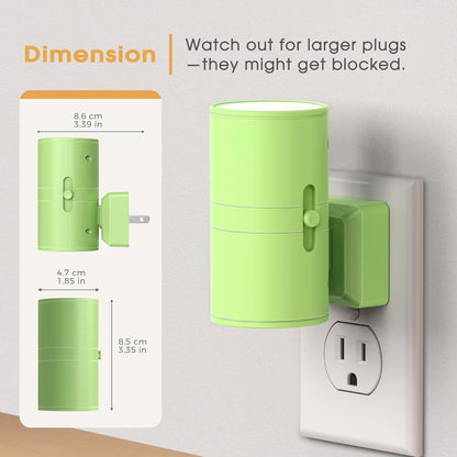Briignite Motion Sensor Night Light,2 Pack Motion Activated Plug in Night Lights, 0-100LM Dimmable Soft White 3000K, Motion Sensor Light Indoor for Bathroom Hallway Bedroom Stairway Kid Elderly Pet