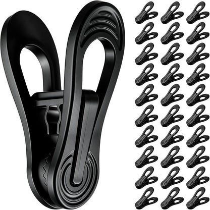 30 Pack Hanger Clips for Pants, Skirts, Baby Clothes, White | 2.6 Inch | Designed for Plastic Hangers | Flexible PP Plastic | Durable for Daily Use | Multi-Purpose Home Organization