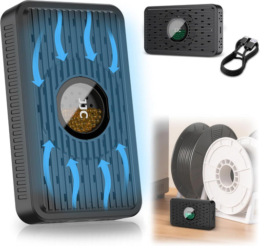 Rechargeable Desiccant Dehumidifier for Storage with USB-C Cable,Reusable Portable Moisture Absorber Dryer Silica Gel Beads for Gun Safe Camera Lens Filter Electronics 3d Printer Filaments Instrument