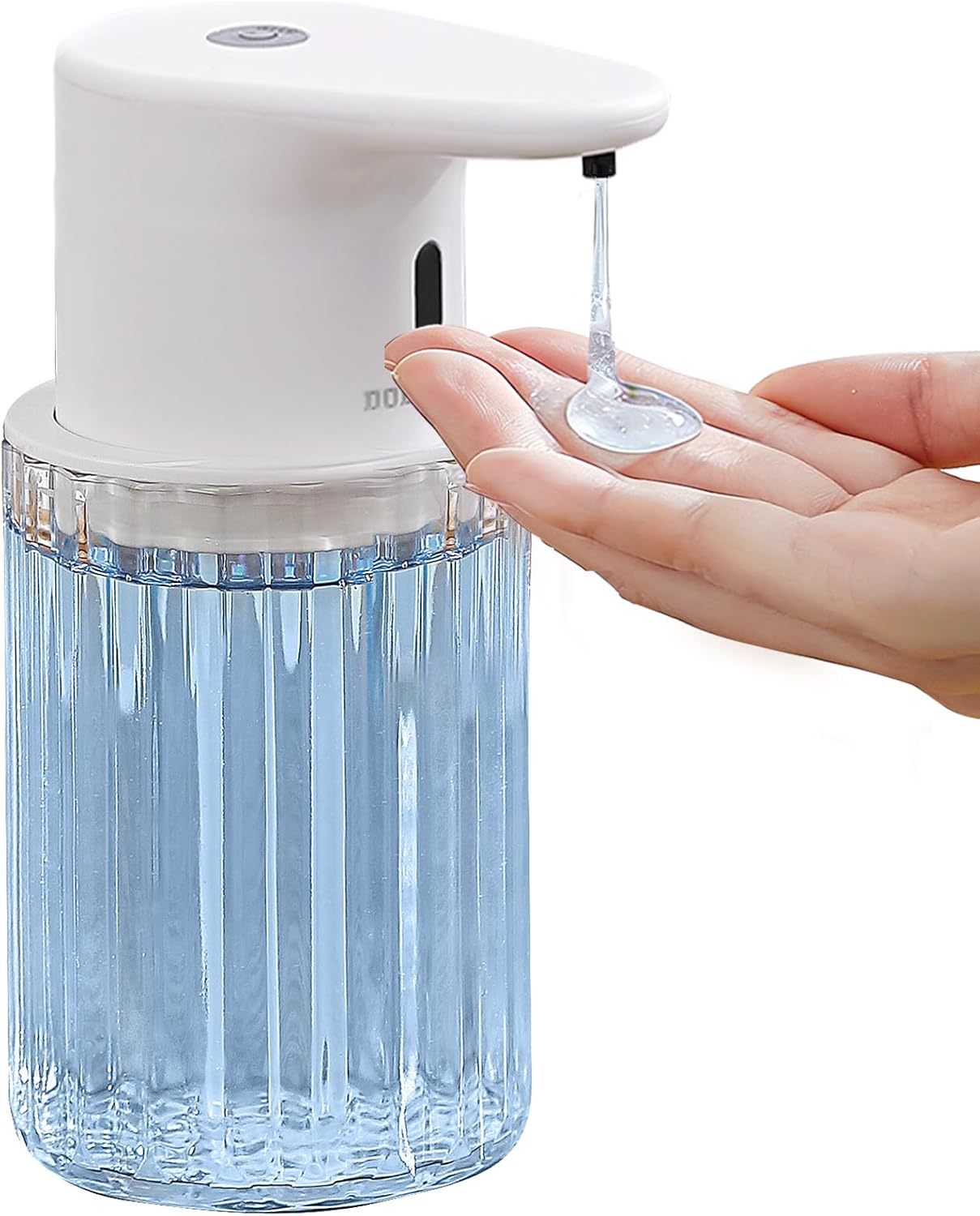 Automatic Foaming Soap Dispenser Touchless, 3 Adjustable Liquid Levels, 10oz/300ml Rechargeable, IPX7 Waterproof for Bathroom, Kitchen, Black