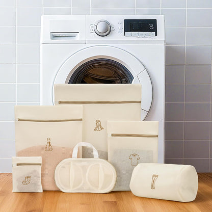 3Pcs Durable Mesh Laundry Bags, Premium Lingerie Bags for Washing Delicates, Underwear, Bra, Shoe, Sock, Laundry Bag Mesh Wash Bags Used in College Dorm, Laundry Room (12 * 16 Inches)