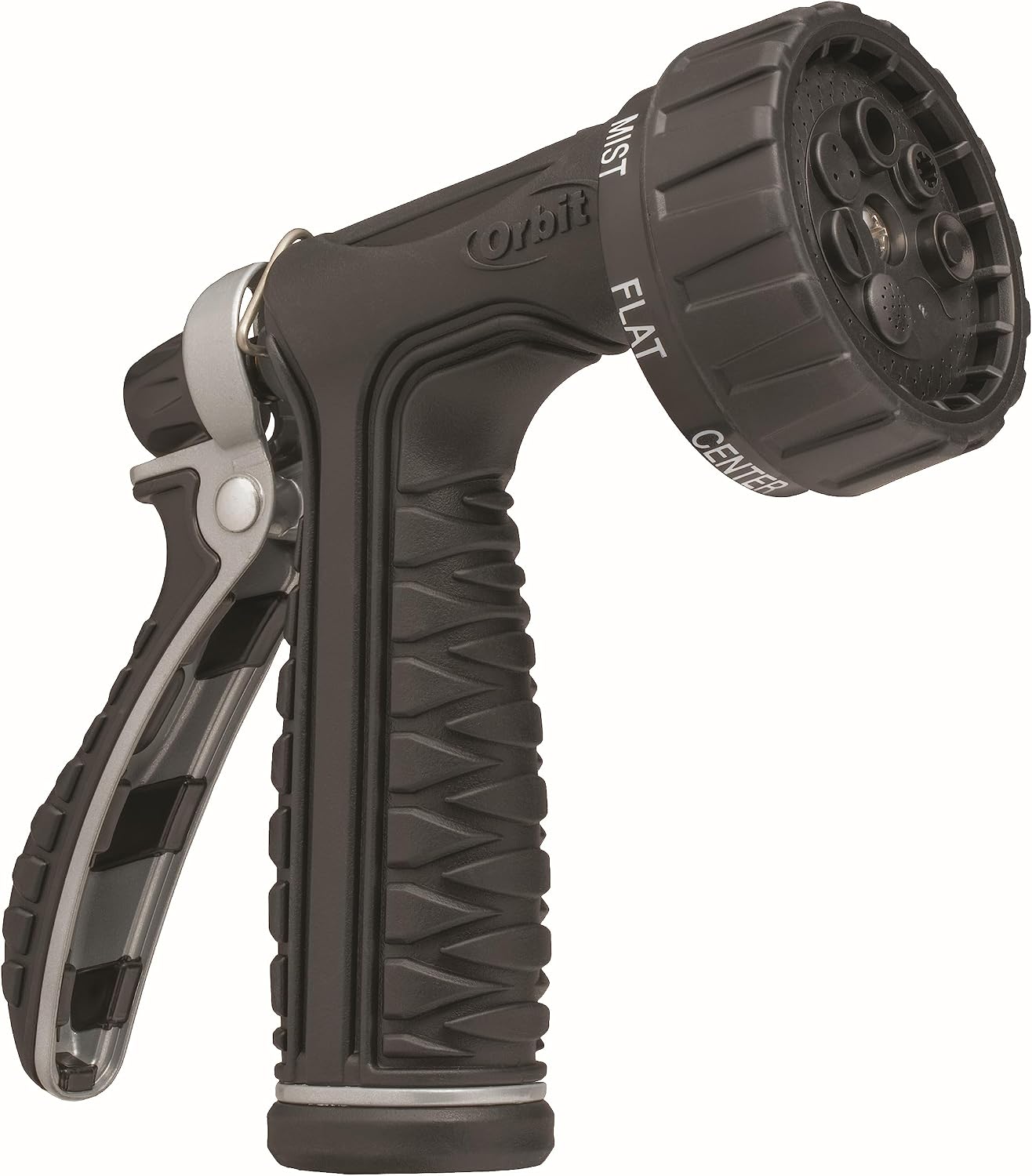 Orbit 58993 7-Pattern Watering Nozzle with Thumb Control, Black