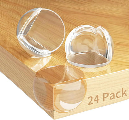 Silicone Corner Protector, Table Protectors for Baby, Clear Furniture Corner Guards & Edge Safety Bumpers Cushion to Cover Sharp Furniture & Table Edges (17 Count (Pack of 1))