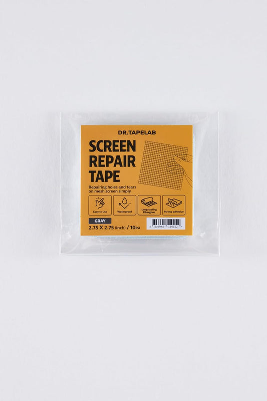 Window and Door Screen Repair Patch kit. 10 Patches, (2.75" x 2.75" x 10pcs), Fiberglass, Mesh, Repairing Window Holes and Tears. (Medium)