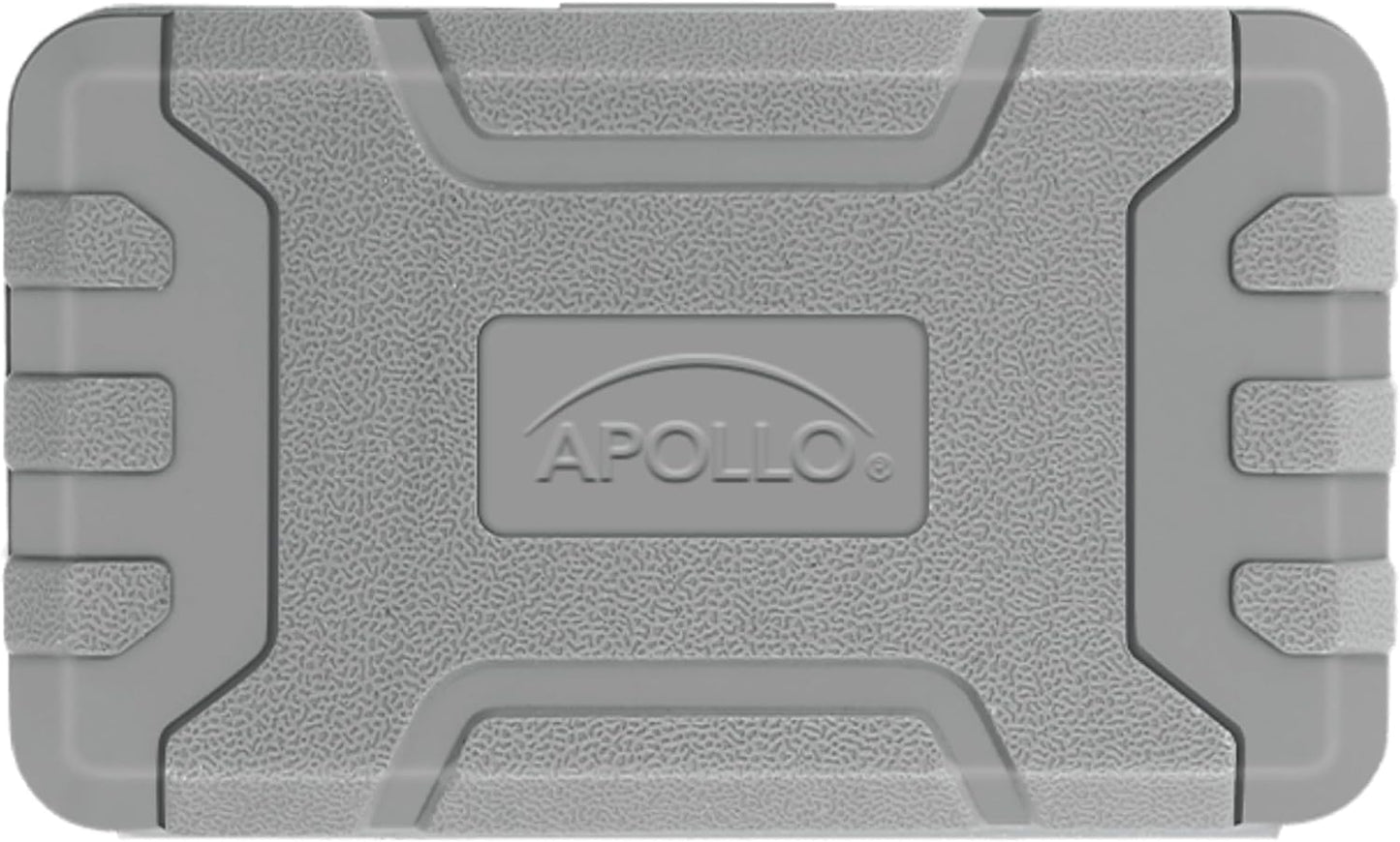 Apollo Tools 20-Piece Compact DIY Household Tool Set – Book-Sized Home Repair Kit with Hammer, Screwdrivers, Wrench, Bits & Case – Portable for Apartment, Dorm, Office, & Every day – Blue/Gray DT1031