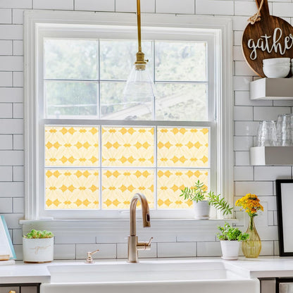 SOMWISE Frosted Glass Window Film, Heat Insulation, UV Block, Anti-Glare, One Way Privacy Tint, Static Cling for Home Bathroom Door, Renter Friendly, Day & Night Privacy