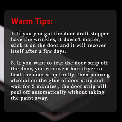 Suptikes 2 Pack Door Draft Stopper，Door Sweep for Exterior & Interior Doors,Door Bottom Seal Dust and Noise Insulation Weather Stripping Draft Guard Insulator, 2" W x 39" L, Black