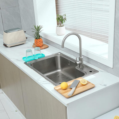 MicoYang Silicone Bathroom Soap Dishes with Drain Spout-Bathroom and Kitchen Sink Organizer,Sponge Holder,Dish Soap Tray,Perfect for Dispenser,Scrubber,Bottle,Cup on Sink or Counter-Coffee 4.9"×3.2"